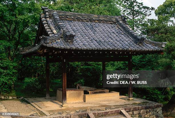 Pavilion at the Ninna-ji temple, Ukyo-ku, Kyoto , Kansai. Japan, 9th-17th century.