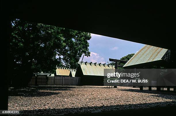 Pavilions in Atsuta shrine, Atsuta-ku, Nagoya, Chubu. Japan, 17th century.