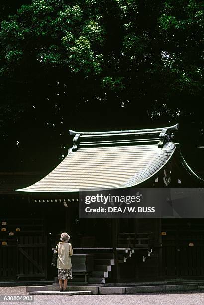 Pavilion in Atsuta shrine, Atsuta-ku, Nagoya, Chubu. Japan, 17th century.