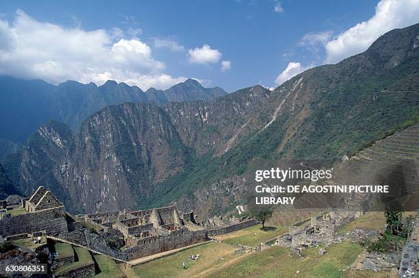 Machu-Picchu , Urubamba valley, Peru, Inca civilisation.