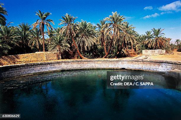 Cleopatra's bath, Siwa Oasis, Egypt. Egyptian civilisation.