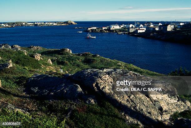 View of the Fogo island coast, Newfoundland, Canada.