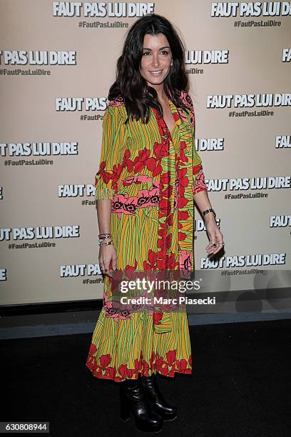 Actress Jenifer Bartoli attends 'Faut Pas Lui Dire' Premiere at UGC Cine Cite Bercy on January 2, 2017 in Paris, France.