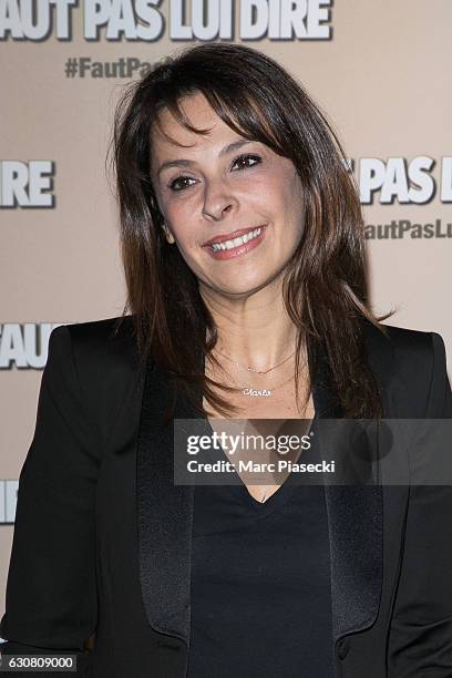 Actress Tania Garbarski attends 'Faut Pas Lui Dire' Premiere at UGC Cine Cite Bercy on January 2, 2017 in Paris, France.