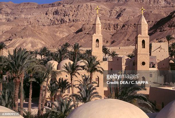 Coptic monastery of St Anthony near Zafarana, Eastern Desert. Egypt, 4th century.