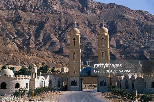 Entrance to the Coptic monastery of St Anthony near Zafarana, Eastern Desert. Egypt, 4th century.
