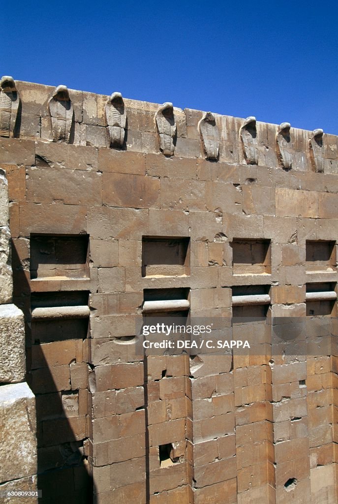 Defensive wall, Step Pyramid of Djoser, Memphis
