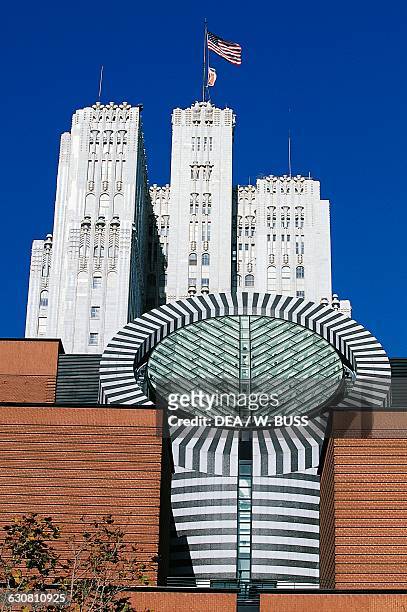 San Francisco Museum of Modern Art architect Mario Botta , Civic Center, San Francisco, California. United States of America, 20th century.