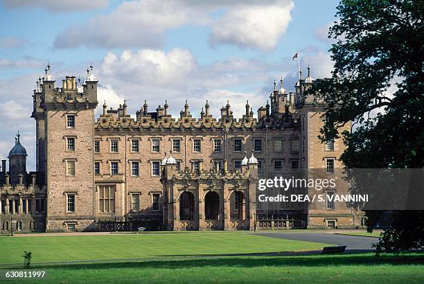 View of Floors Castle, by William Adam and William Henry Playfair , near Kelso, Roxburghshire. Scotland. United Kingdom, 18th-19th century.