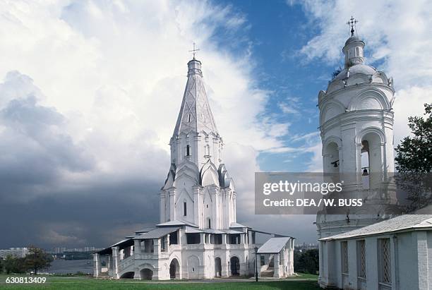 Church of the Ascension by architect Aleviz Novyi , Kolomenskoye, near Moscow. Russia, 16th century.