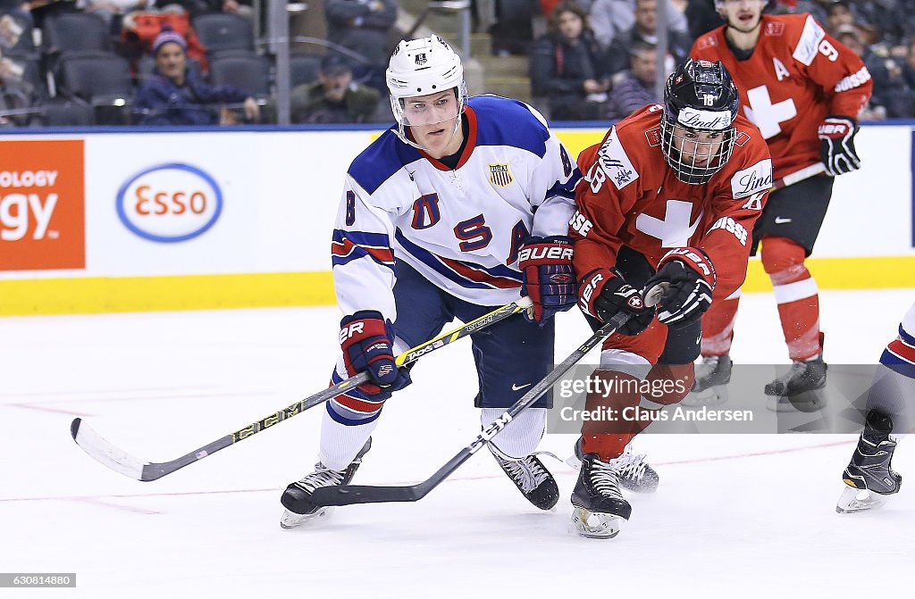 USA v Switzerland - 2017 IIHF World Junior Championships