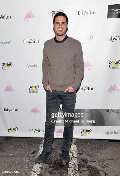 Reality television personality Ben Higgins attends "The Bachelor" Charity Premiere Party in support of SheLift and Globe-athon at Sycamore Tavern on...