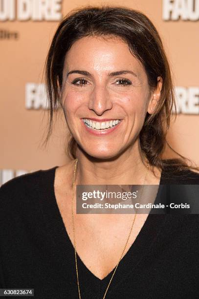 Director Solange Cicurel attends the 'Faut Pas Lui Dire' Premiere at UGC Cine Cite Bercy on January 2, 2017 in Paris, France.