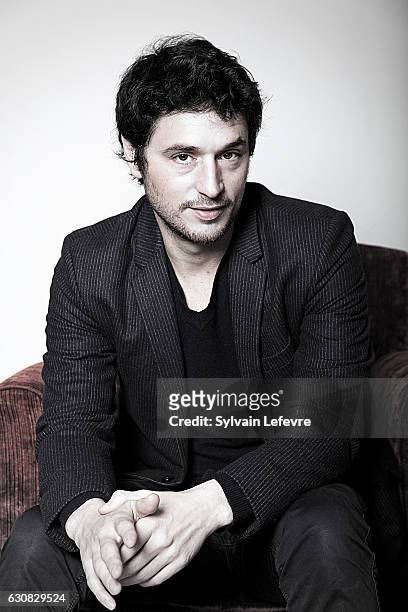 Actor Jeremie Elkaim is photographed for Self Assignment on December 13, 2016 in Les Arcs, France