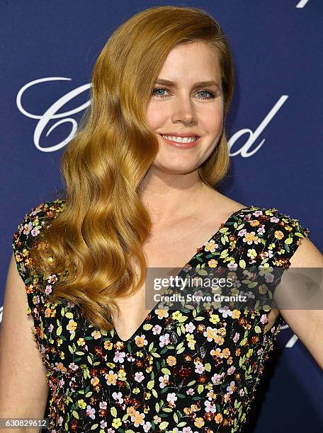 Amy Adams arrives at the 28th Annual Palm Springs International Film Festival Film Awards Gala at Palm Springs Convention Center on January 2, 2017...
