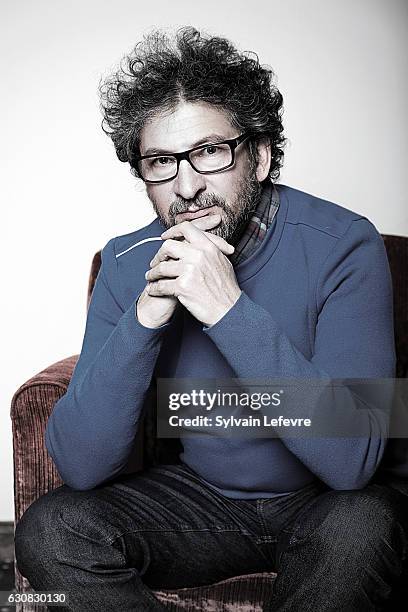 Director Radu Mihaileanu is photographed for Self Assignment on December 13, 2016 in Les Arcs, France