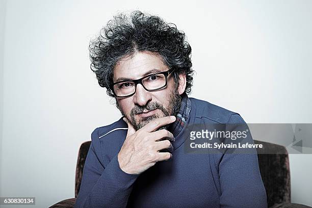 Director Radu Mihaileanu is photographed for Self Assignment on December 13, 2016 in Les Arcs, France