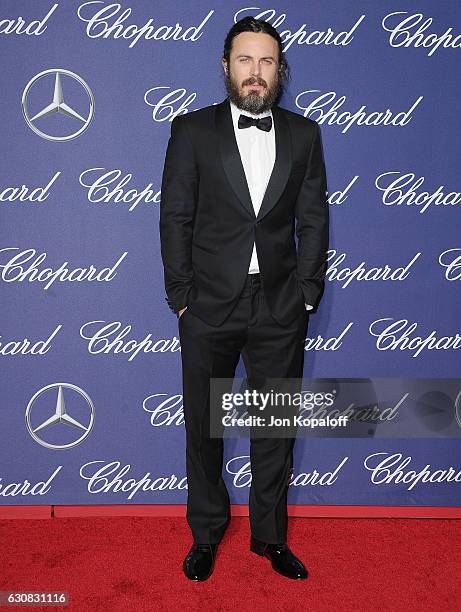 Actor Casey Affleck arrives at the 28th Annual Palm Springs International Film Festival Film Awards Gala at Palm Springs Convention Center on January...