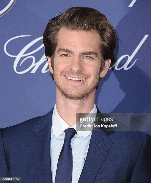 Actor Andrew Garfield arrives at the 28th Annual Palm Springs International Film Festival Film Awards Gala at Palm Springs Convention Center on...