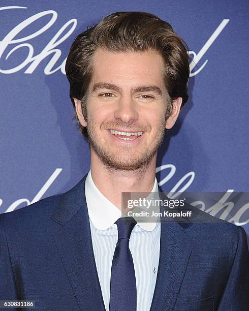 Actor Andrew Garfield arrives at the 28th Annual Palm Springs International Film Festival Film Awards Gala at Palm Springs Convention Center on...