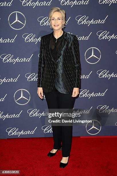 Actress Jane Lynch arrives at the 28th Annual Palm Springs International Film Festival Film Awards Gala at the Palm Springs Convention Center on...