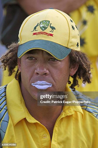 Andrew Symonds of Australia during the tour match between PCA Masters XI and The Australians at Arundel, England, 9th June 2005.