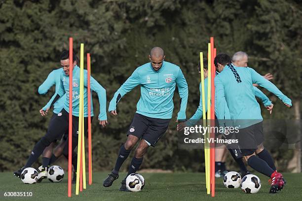 Simon Poulsen of PSVduring the training camp of PSV Eindhoven on January 3, 2017 at Cadiz, Spain.