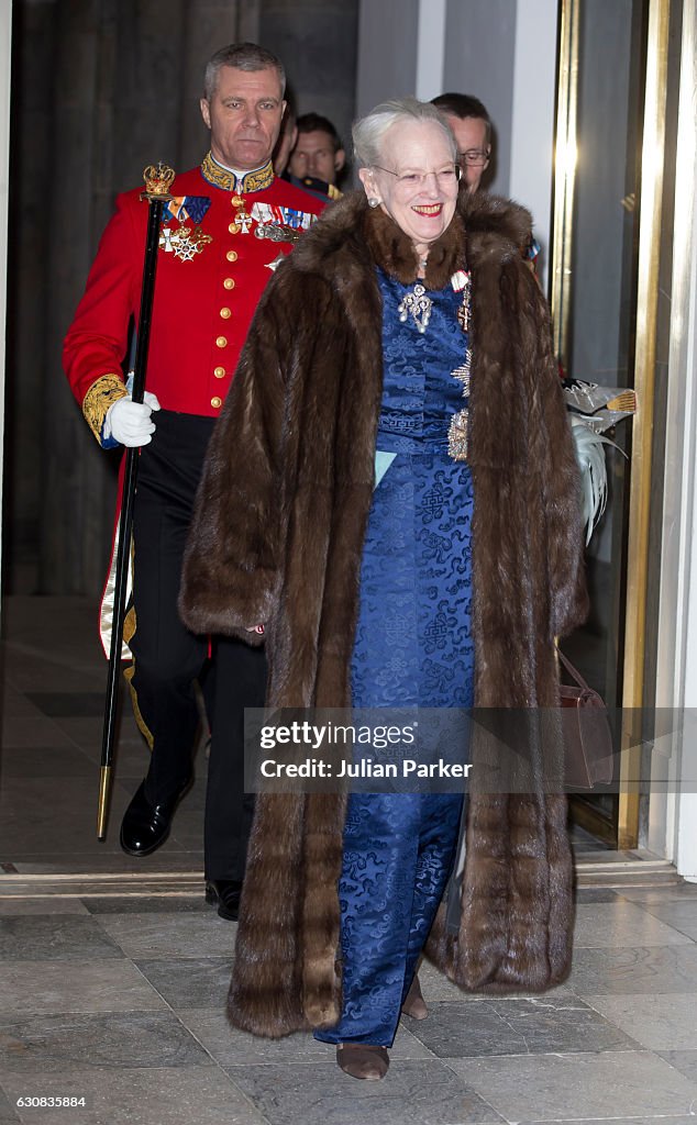 Danish Queen Margrethe Holds New Year's Reception For The Foreign Diplomatic Corps