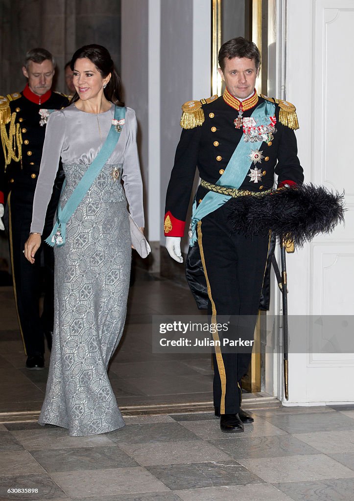 Danish Queen Margrethe Holds New Year's Reception For The Foreign Diplomatic Corps