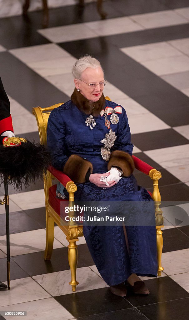 Danish Queen Margrethe Holds New Year's Reception For The Foreign Diplomatic Corps