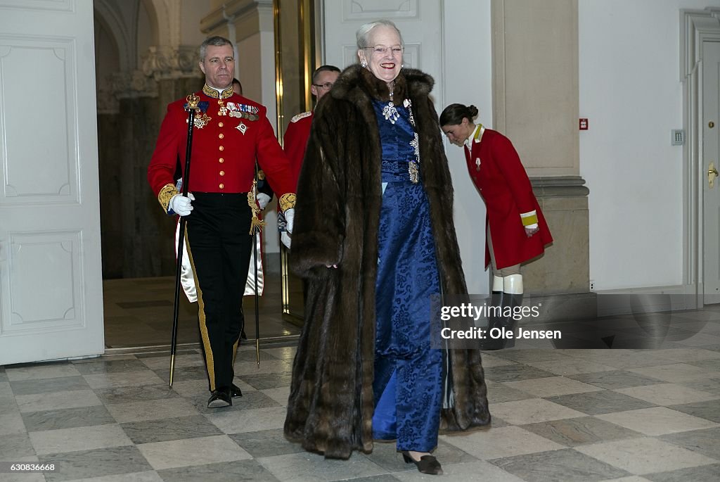 Danish Queen Margrethe Holds New Year's Reception For Foreign Diplomatic Corps