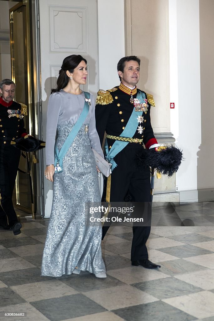 Danish Queen Margrethe Holds New Year's Reception For Foreign Diplomatic Corps