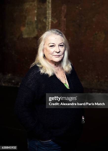 Actor Josiane Balasko is photographed for Paris Match on December 13, 2016 in Paris, France.