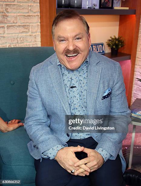 Personality James Van Praagh attends Hollywood Today Live at W Hollywood on January 3, 2017 in Hollywood, California.