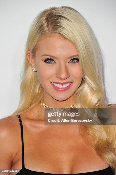 Personality Emily Ferguson attends the premiere party for The Bachelor Charity at Sycamore Tavern on January 2, 2017 in Los Angeles, California.