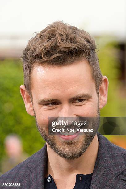 Nick Viall visits "Extra" at Universal Studios Hollywood on January 3, 2017 in Universal City, California.