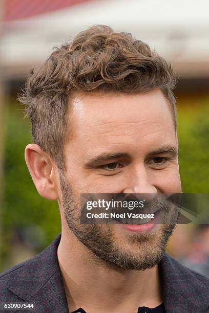 Nick Viall visits "Extra" at Universal Studios Hollywood on January 3, 2017 in Universal City, California.