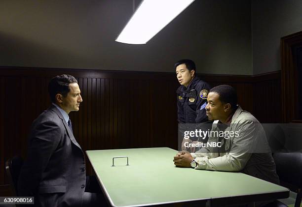 Trust Me Knot" Episode 602 -- Pictured: Sasha Roiz as Sean Renard, Reggie Lee as Sergeant Wu, Russell Hornsby --