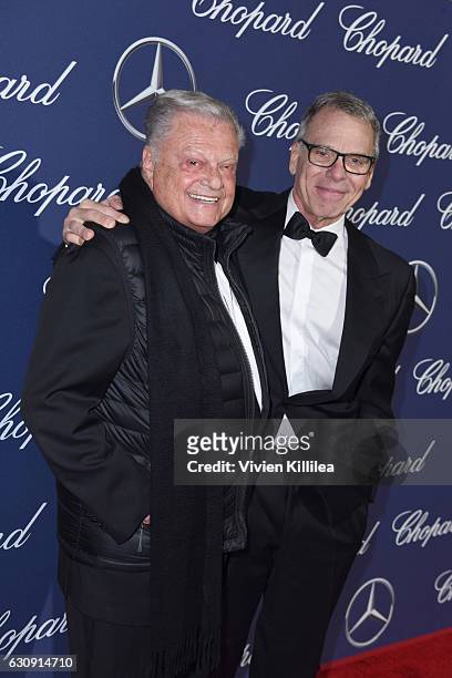 Harold Matzner, Palm Springs International Film Festival Chairman and David Permut attend the 28th Annual Palm Springs International Film Festival at...