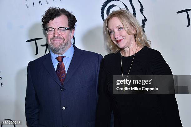 Director Kenneth Lonergan and J. Smith-Cameron attend the 2016 New York Film Critics Circle Awards on January 3, 2017 in New York City.