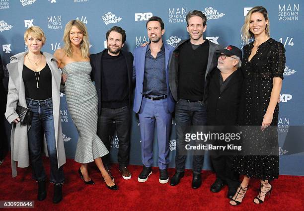 Actresses Mary Elizabeth Ellis and Kaitlin Olson, actors Charlie Day, Rob McElhenney, Glenn Howerton, Danny DeVito and actress Jill Latiano attend...