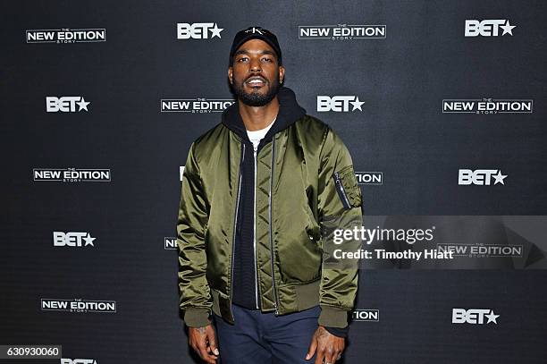 Luke James attends BET's screening of The New Edition Story on January 3, 2017 in Chicago, Illinois.