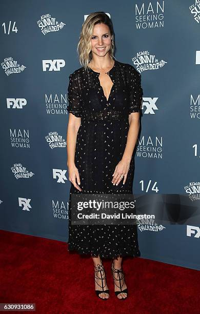 Actress Jill Latiano attends the premiere of FXX's "It's Always Sunny in Philadelphia" Season 12 and "Man Seeking Woman" Season 3 at Fox Bruin...