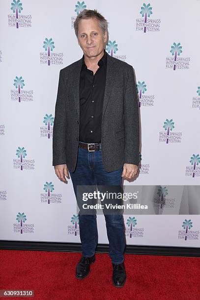 Actor Viggo Mortensen attends a screening of "Captain Fantastic" during the 28th Annual Palm Springs International Film Festival at Parker Palm...