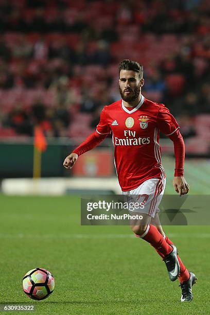 Benficas forward Rafa Silva from Portugal during the Portuguese Cup 2016/17 match between SL Benfica v FC Vizela, at Luz Stadium in Lisbon on January...