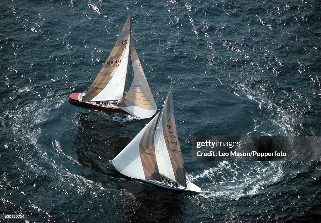 America's Cup Yacht Racing - USA v Australia