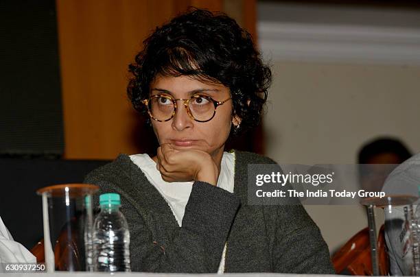 Kiran Rao during the launch of special music video shot by filmmaker Nagraj Manjule to announce Satyamev Jayate Water Cup, in Mumbai.