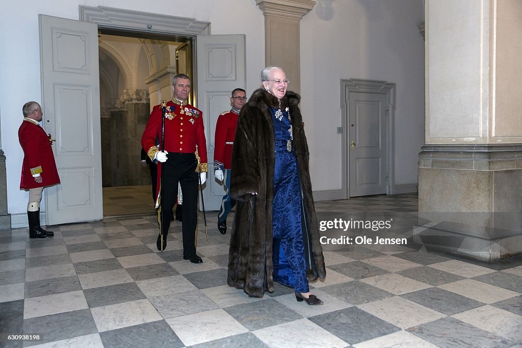 Danish Queen Margrethe Holds New Year's Reception For Foreign Diplomatic Corps