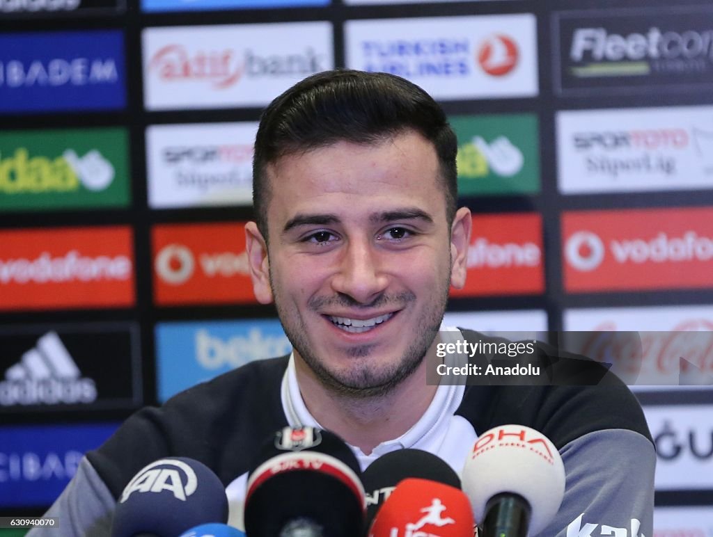 Besiktas' player Oguzhan Ozyakup