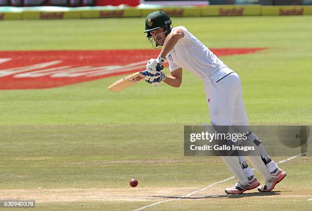 Stephen Cook of South Africa during day 3 of the 2nd test between South Africa and Sri Lanka at PPC Newlands on January 04, 2107 in Cape Town, South...